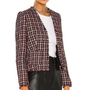 L'AGENCE Tweed Blazer
